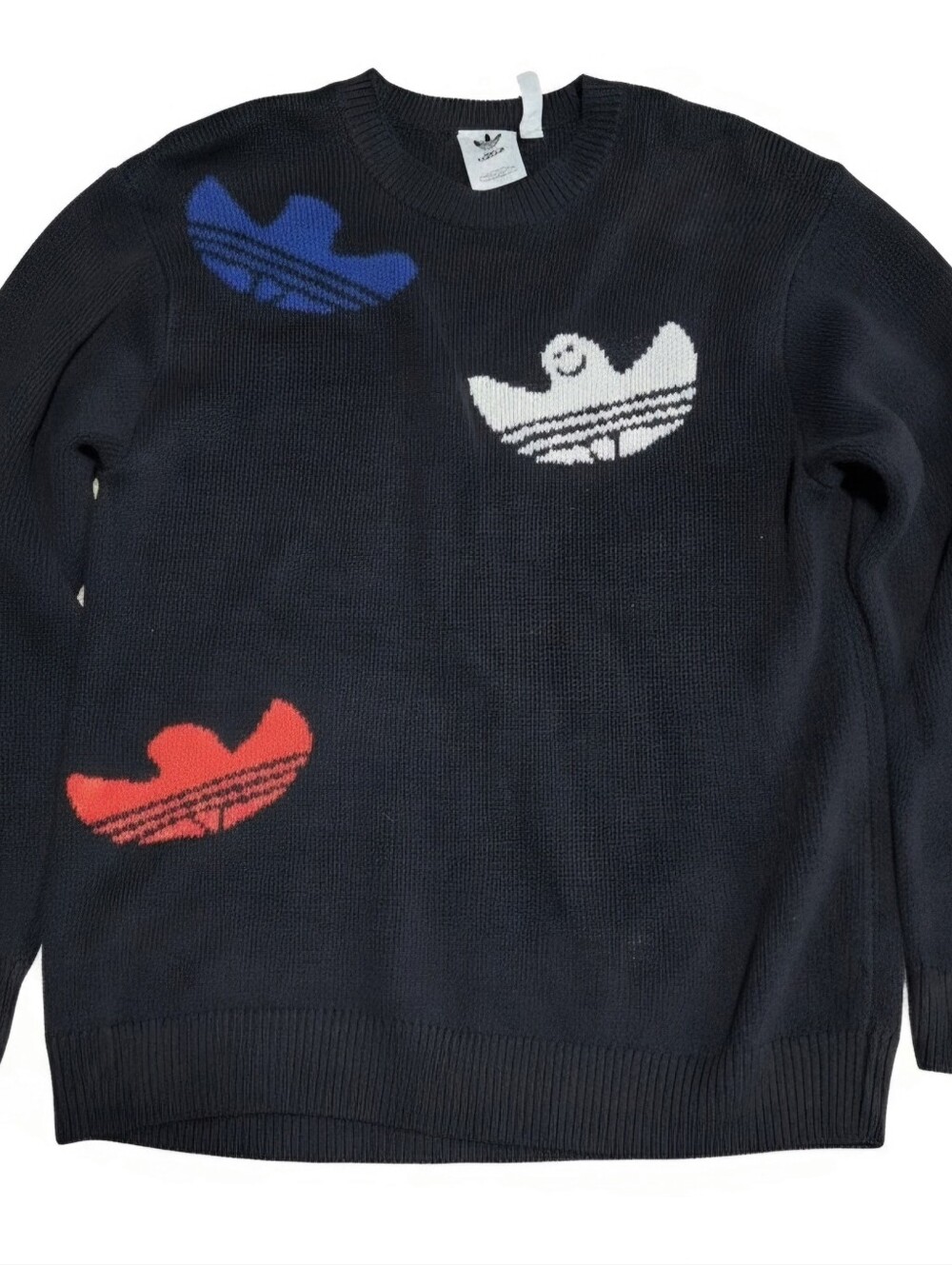 Adidas Skateboarding Mark Gonzales Shmoo Knit Sweater Black Multicolor Size S